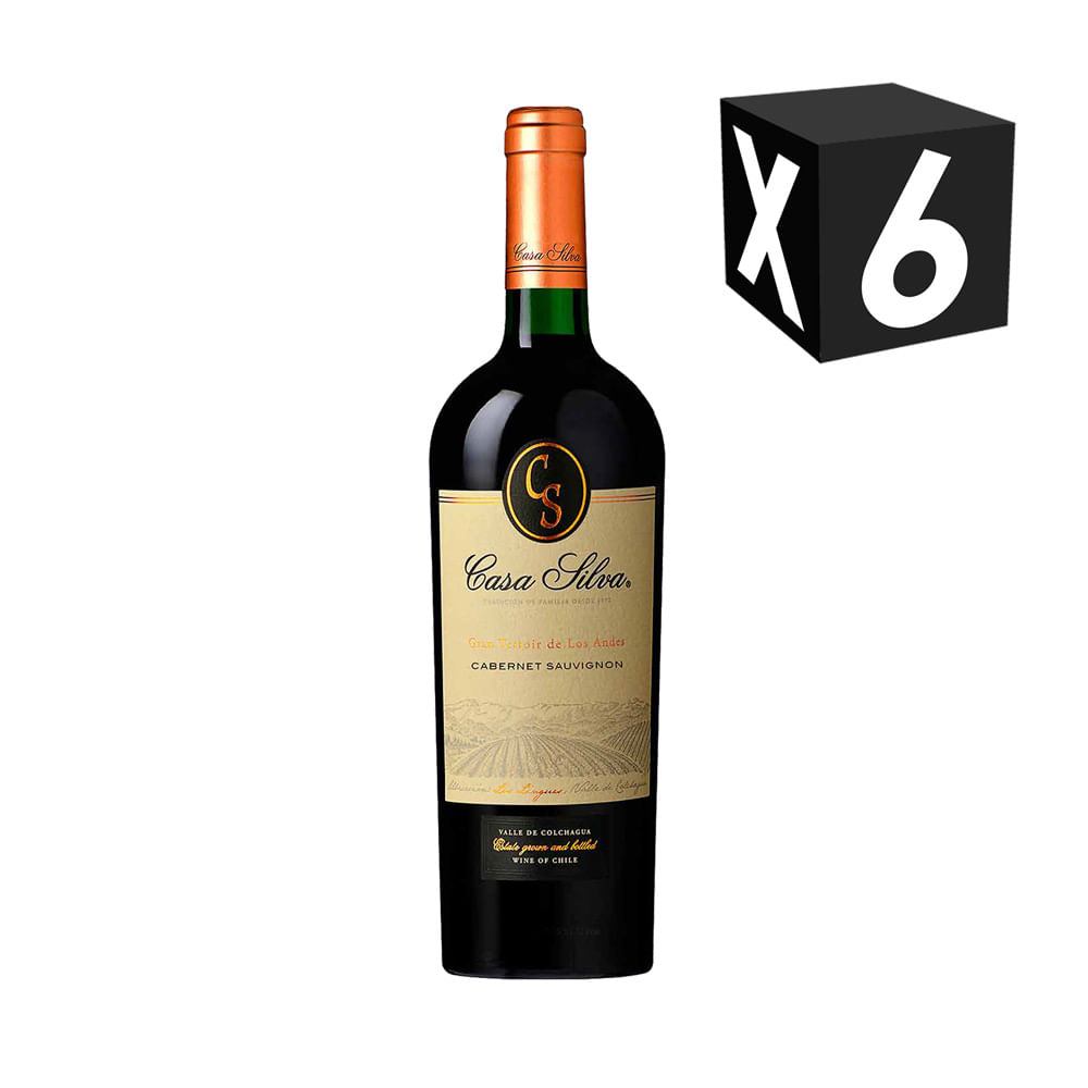 Vinos Sauvignon Terroir - Casa Gran Cabernet Premium Silva 6 -