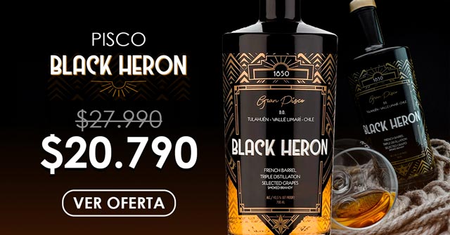 Pisco Black Heron en Directwines.cl